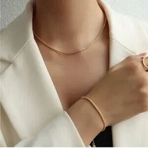 GOLD 14k Gold Plated Shiny Rope Bracelet